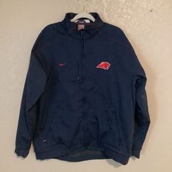 Nike Team Jacket San Joaquin Memorial Fresno Mens XL Blue Full-Zip Football