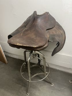 Vintage Leather Horse Saddle 