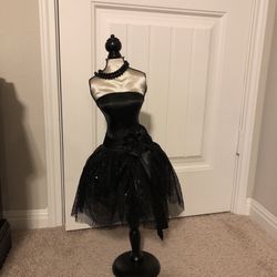 Black sequin Dress Decoration