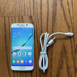 Samsung Phone Galaxy S6 Edge White 32GB/Unlocked