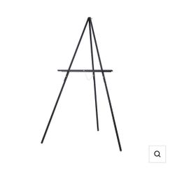 Wooden Easel Stand for Display: Black Wood Tripod for Wedding Sign 