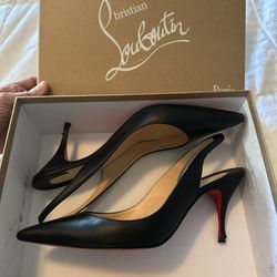 Christian louboutin Sling back Heels Size 39 1/2