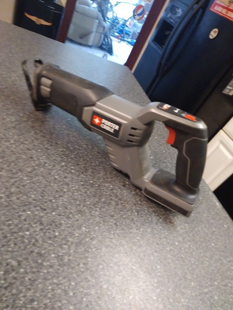 Porter Cable. Saw all. 18 Volt.     20 Bucks. Tool Only