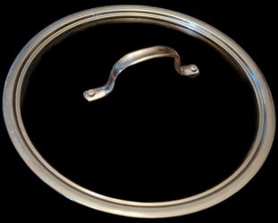 Calphalon 9.5" Stainless Steel and Glass Pot And Pan Lid.