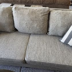 Beautiful Grey Textured Couch
