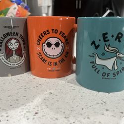 Nightmare Before Christmas Cups