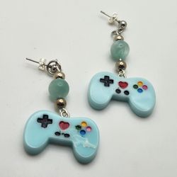 Blue Console Earrings 