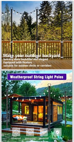 String light poles
