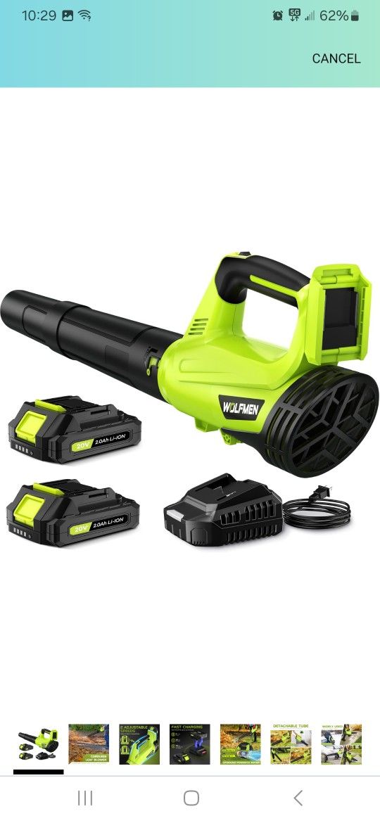 Leaf Blower Electric Cordless New In Box Pick Up In Pomona $55
