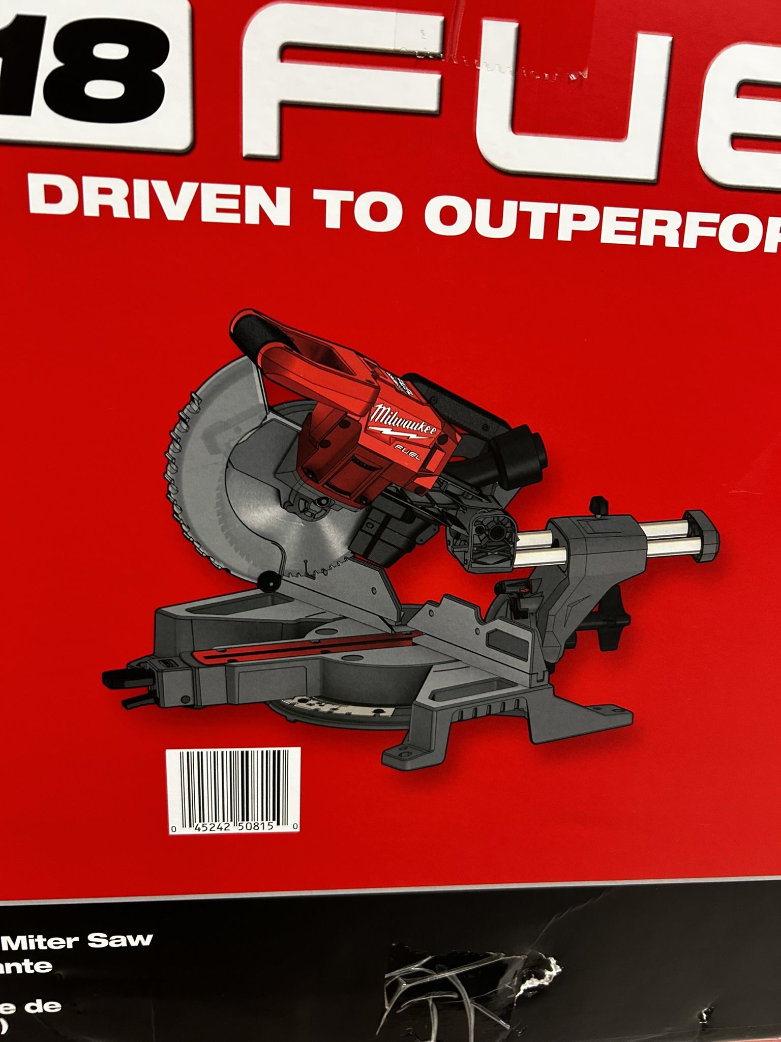 Milwaukee M18 Fuel 7-1/4" Dual Bevel Sliding Compound Miter Saw