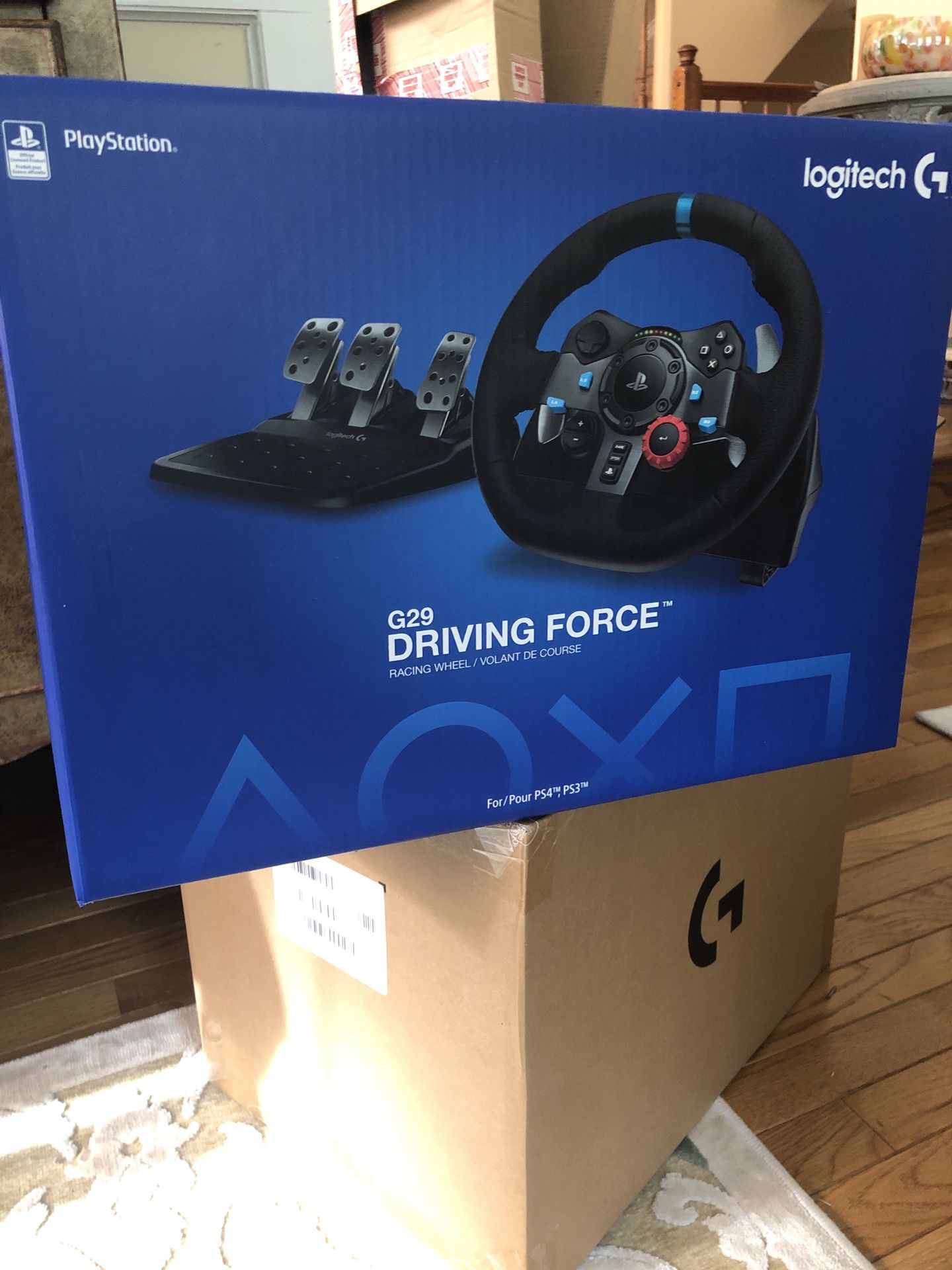 BRAND NEW Logitech Dual Motor Feedback Driving Force G29 Gaming Racing Wheel PS4