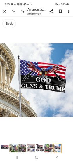 God, Guns And Trump Flag