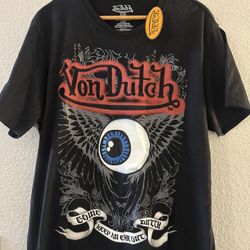 Men’s Von Dutch Graphic Embroidered Tees (Multiple sizes)