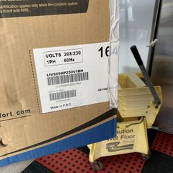 Brand new split air conditioner inside unit 9000 BTU heat and cool 220 V