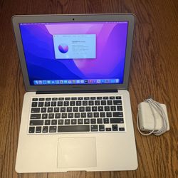MacBook Air 13" 2017/8G RAM/128G SSD/Grade B /Fully Functional/Apple Charger/Good Battery