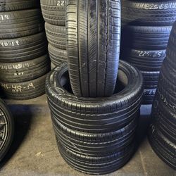 4 Used Tires Michelin With 90% Of Life 235-45-18