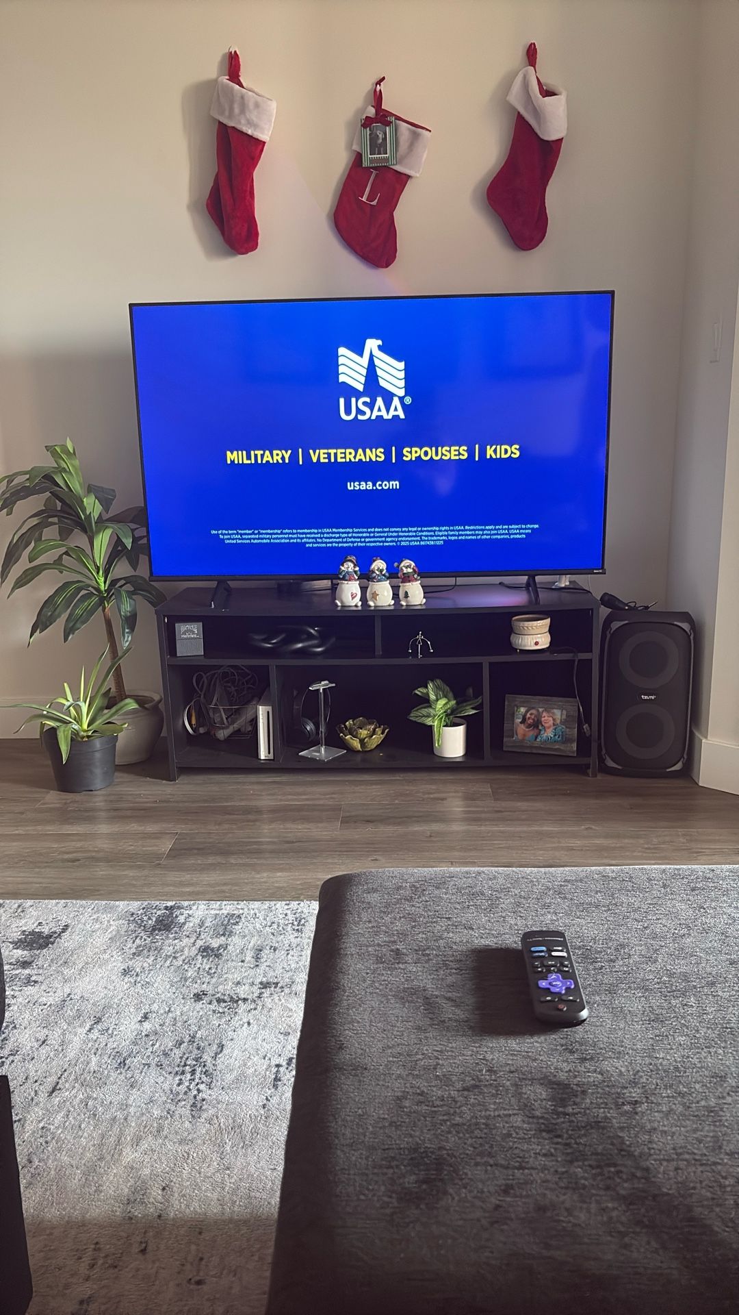 black tv stand