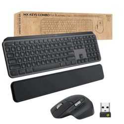 Logitech MX Keys Mouse and Keyboard Combo - compatible for PC and MAC