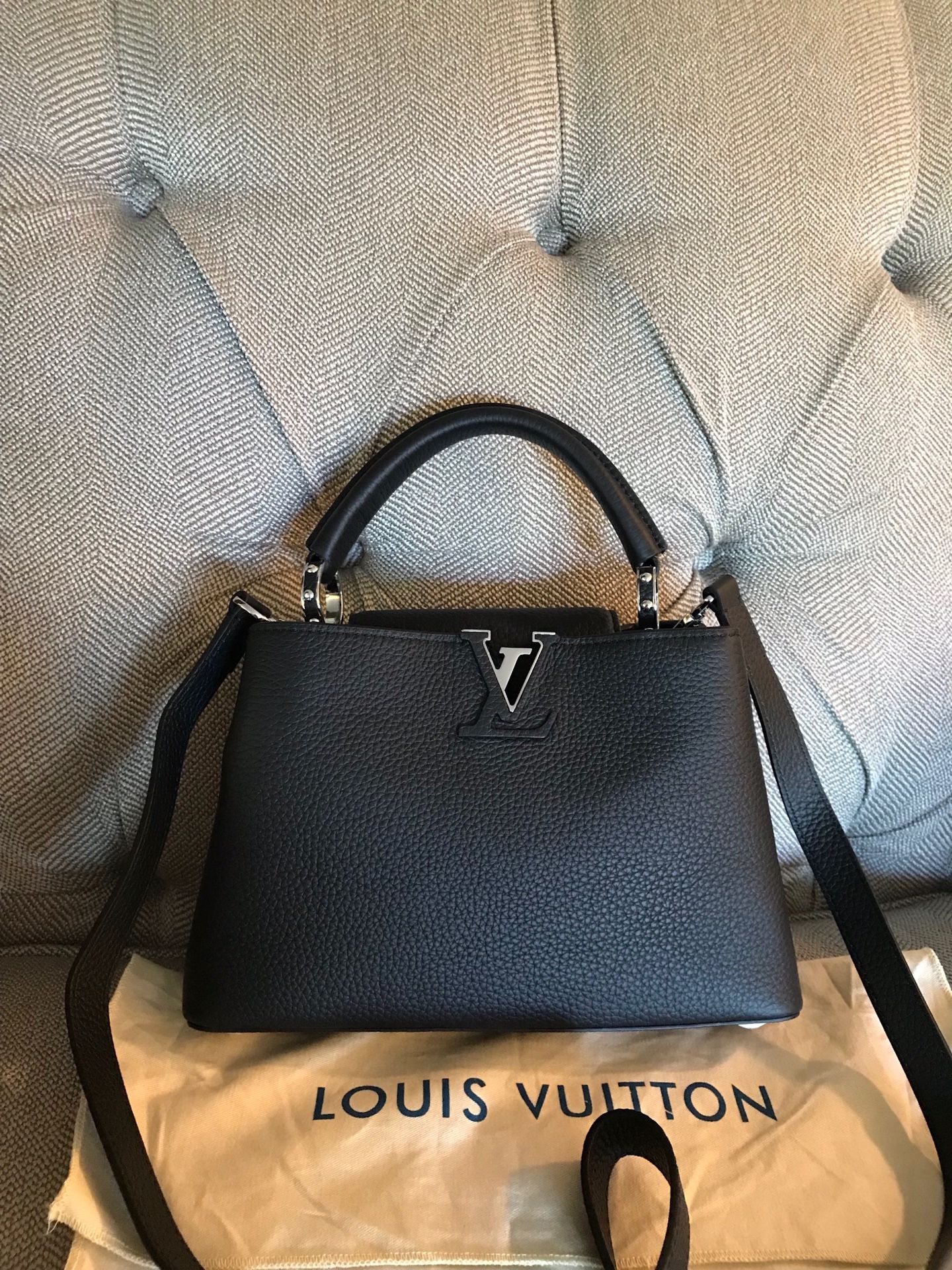 LV Louis Vuitton Leather Cupacines BB Crossbody Bag Purse Handbag