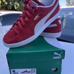 Red PUMA, shoes for men or woman.