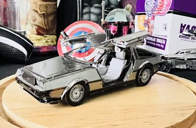 Back To The Future Deloreon Metal Model