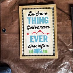 Wooden Wall Art Motivational 