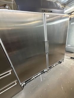 72” SUB ZERO COLUMNS REFRIGERATOR AND FREEZER