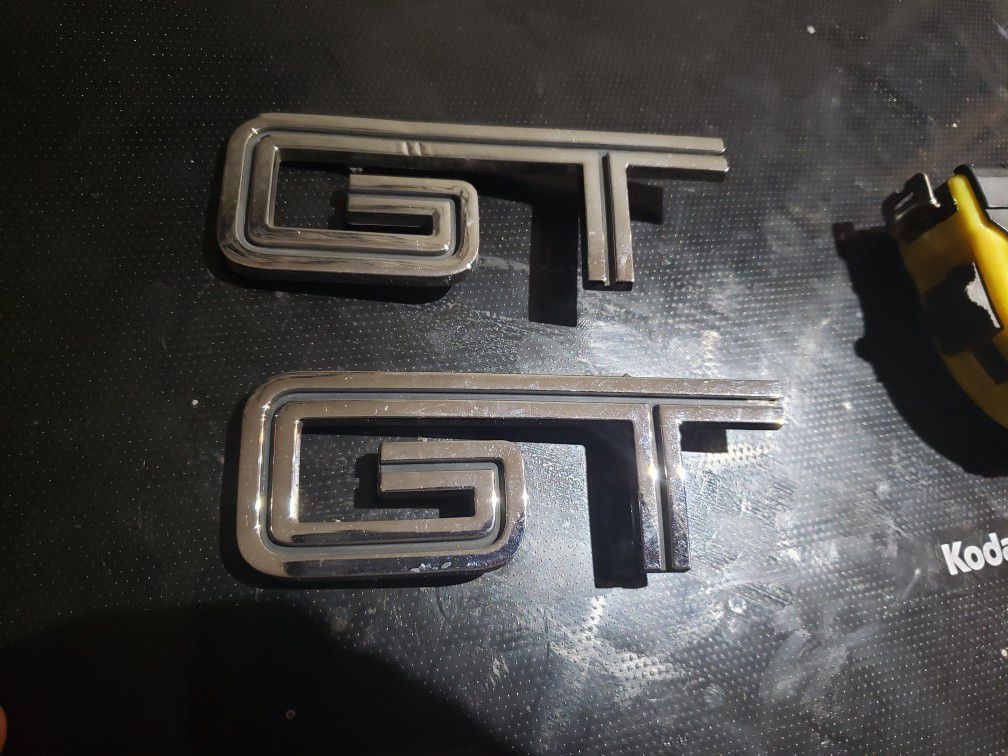 GT badges from mustang
