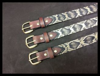 Rattlesnake Skin belt wallet boots authentic