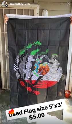 Mexico flag size 5’x3’