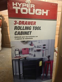 Hyper Tough 3-Drawer Rolling Tool Cabinet