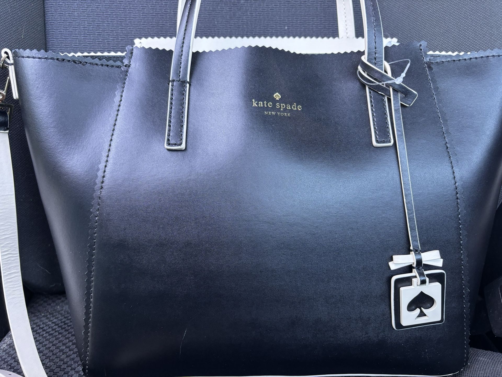 Kate Spade TURNER ROAD SMALL LORYN MOUSSE FROSTING/INDIGO crossbody satchel