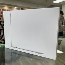 Apple MacBook Air M3 Chip Silver Sealed In Box Brand New! Shop Without Using Credit! $0 To $100 Down To Take It Today! 