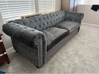 Large Tufted Couch