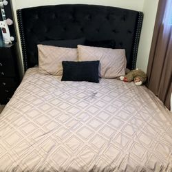 Queen Bed Frame And Dresser 