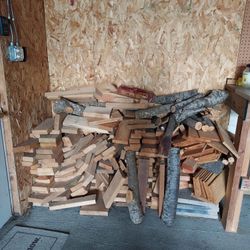 wood for firewood and building materials 