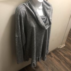 Turtle Neck Grey Size 3X New $12