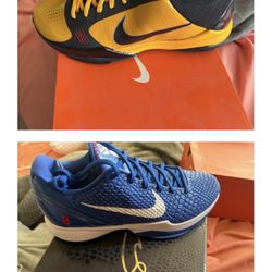 2010 KOBE 5 Bruce Lee OG Non Protro And Kobe 6 Dodgers Size 9.5