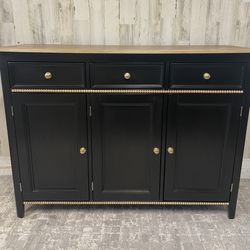DRESSER BUFFET - BLACK & BROWN 