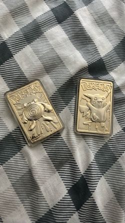 23k gold plated pikachu and polishers