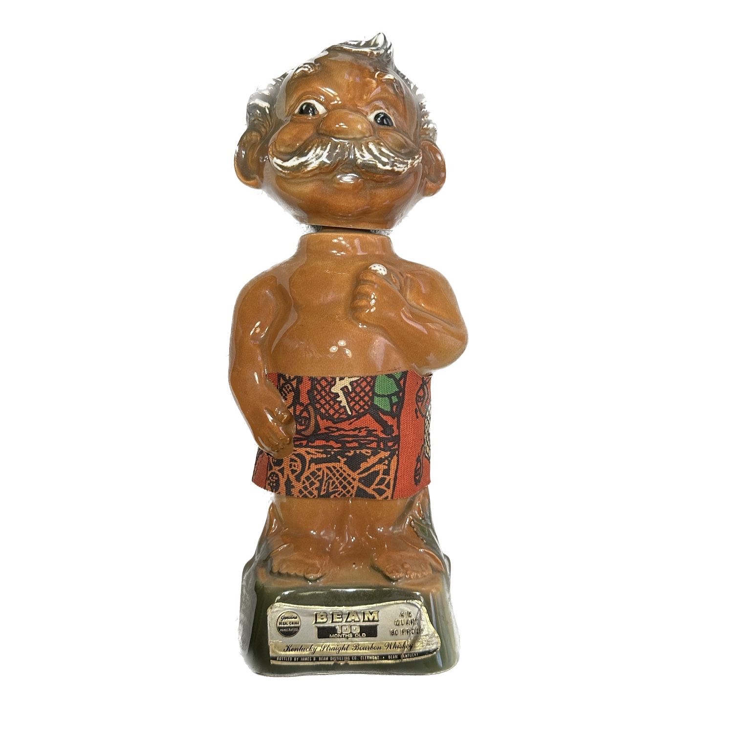 Jim beam メネフネ Tiki Mug Hawaiian Open 1975 Menehune Decanter