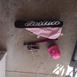 Baseball Or Softball (Bat, Glove, Helmet And Bag) GIRLS