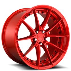 20" STAGGERED NICHE M213 SECTOR GLOSS RED RIMS