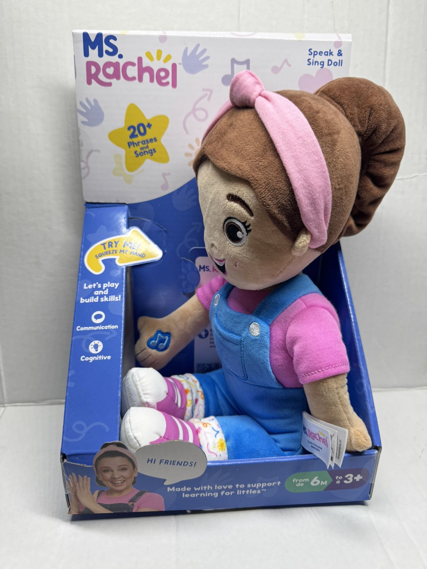 Ms. Rachel Official Speak & Sing Doll 16”