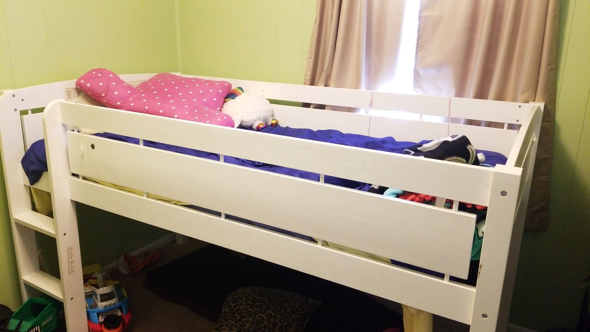 Small loft bed