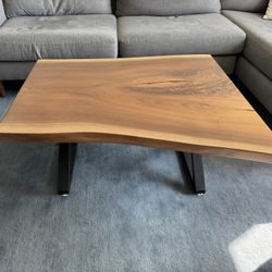 Live Edge Walnut Coffee Table