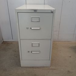 Metal File Cabinet  2 Drawer $ 50