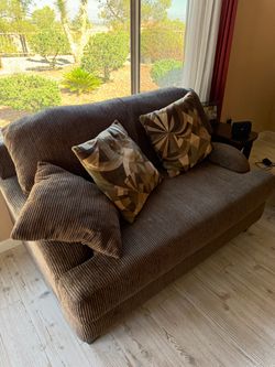 Sofa and loveseat