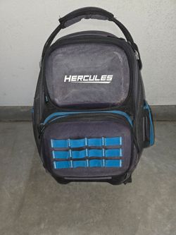 Harbor Freight Hercules backpack tool bag super sturdy construction worker mechanic tool bag