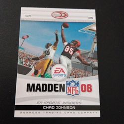 Very Cool Card! Chad Johnson.  PLEASE CHECK OUT ALL MY OFFERS.  THANK YOU 😊 